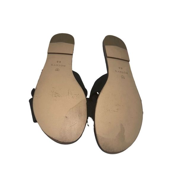 Women’s rothys sandals size 6.5 black - Picture 4 of 4